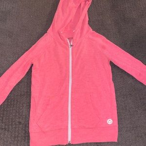 Pink zip up